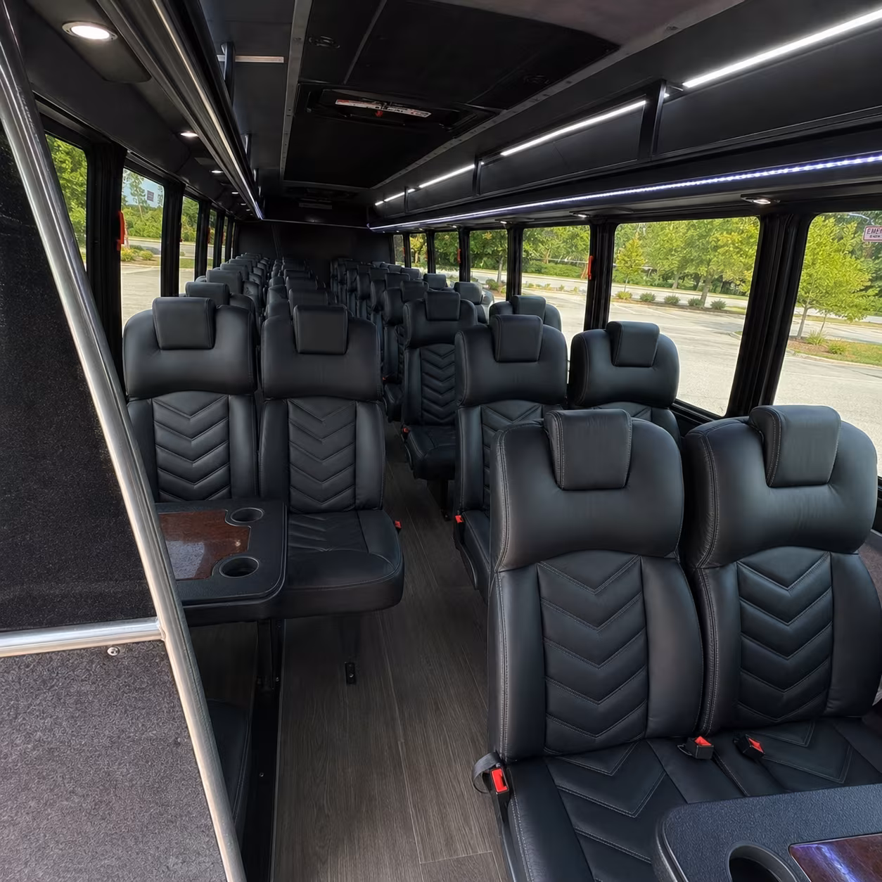 35 passenger minibus inside