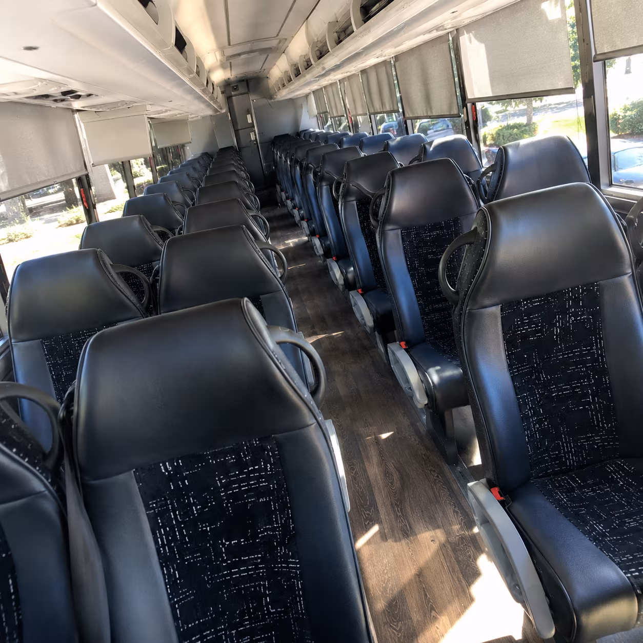 charter buses for richardson groups heading to deep ellum