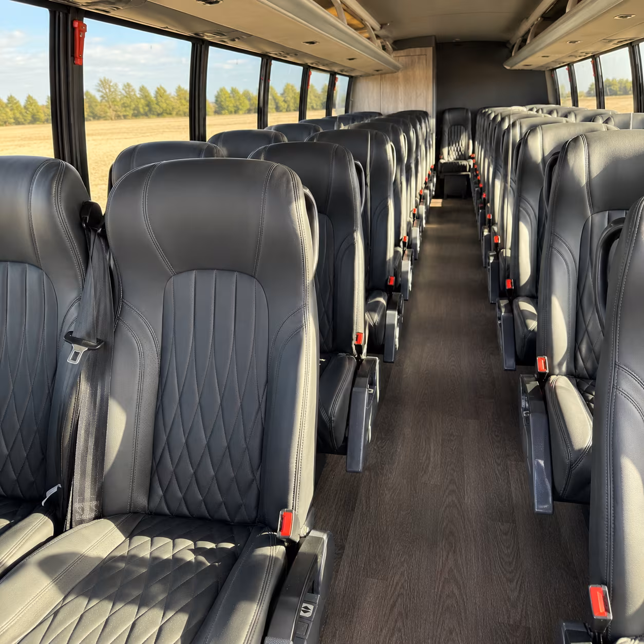 richardson 30 passenger minibus inside