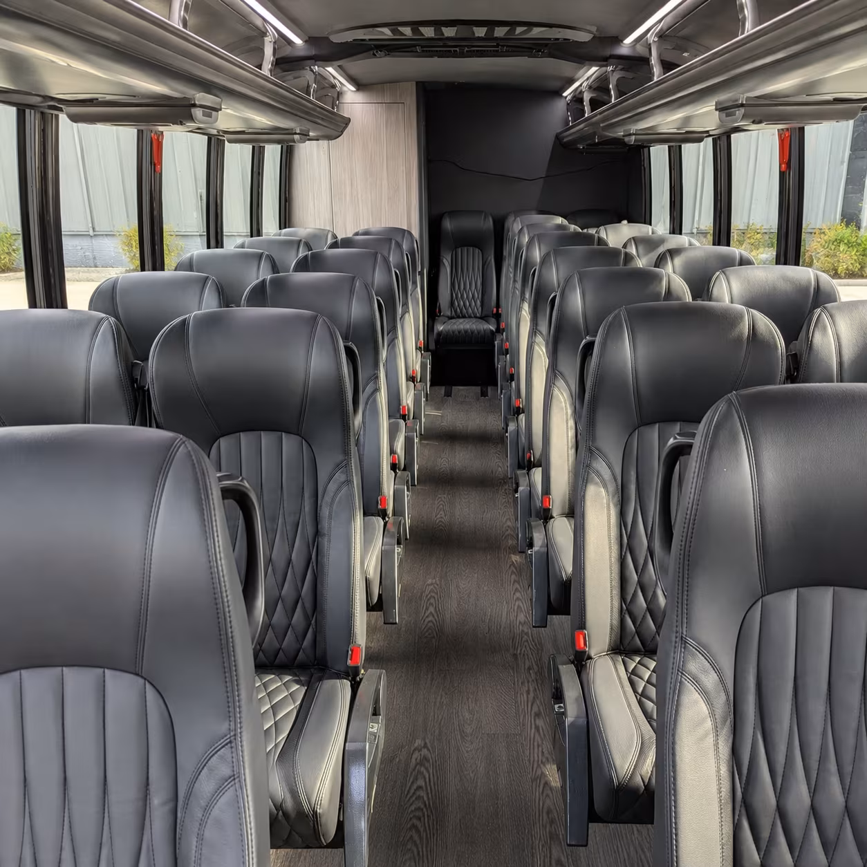 richardson 30 passenger minibus interior