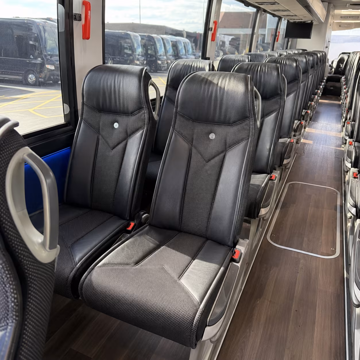 richardson 40 passenger charter bus interior