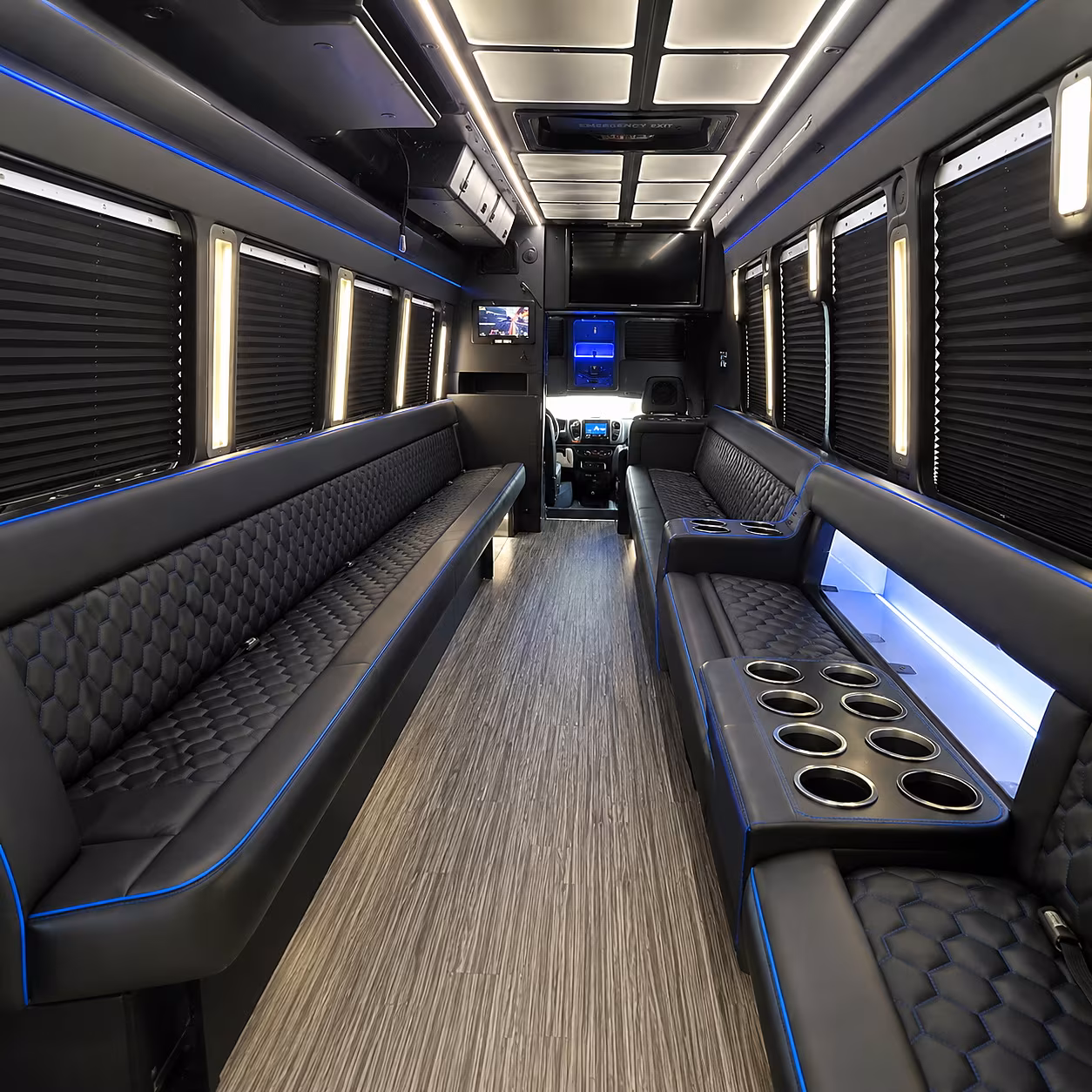richardson party bus inside
