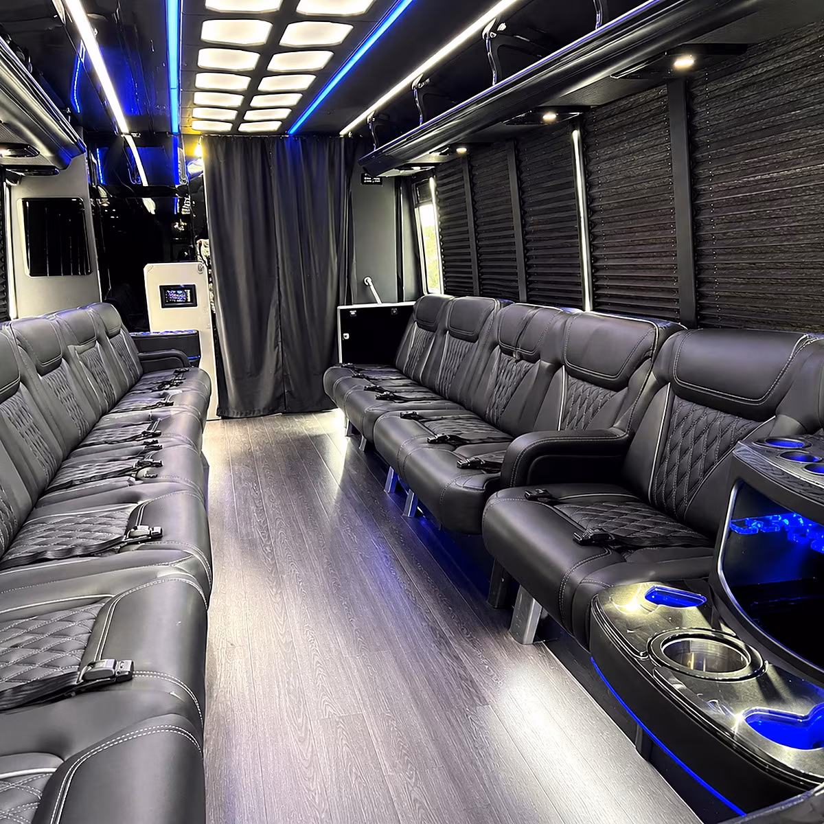 richardson party bus interior