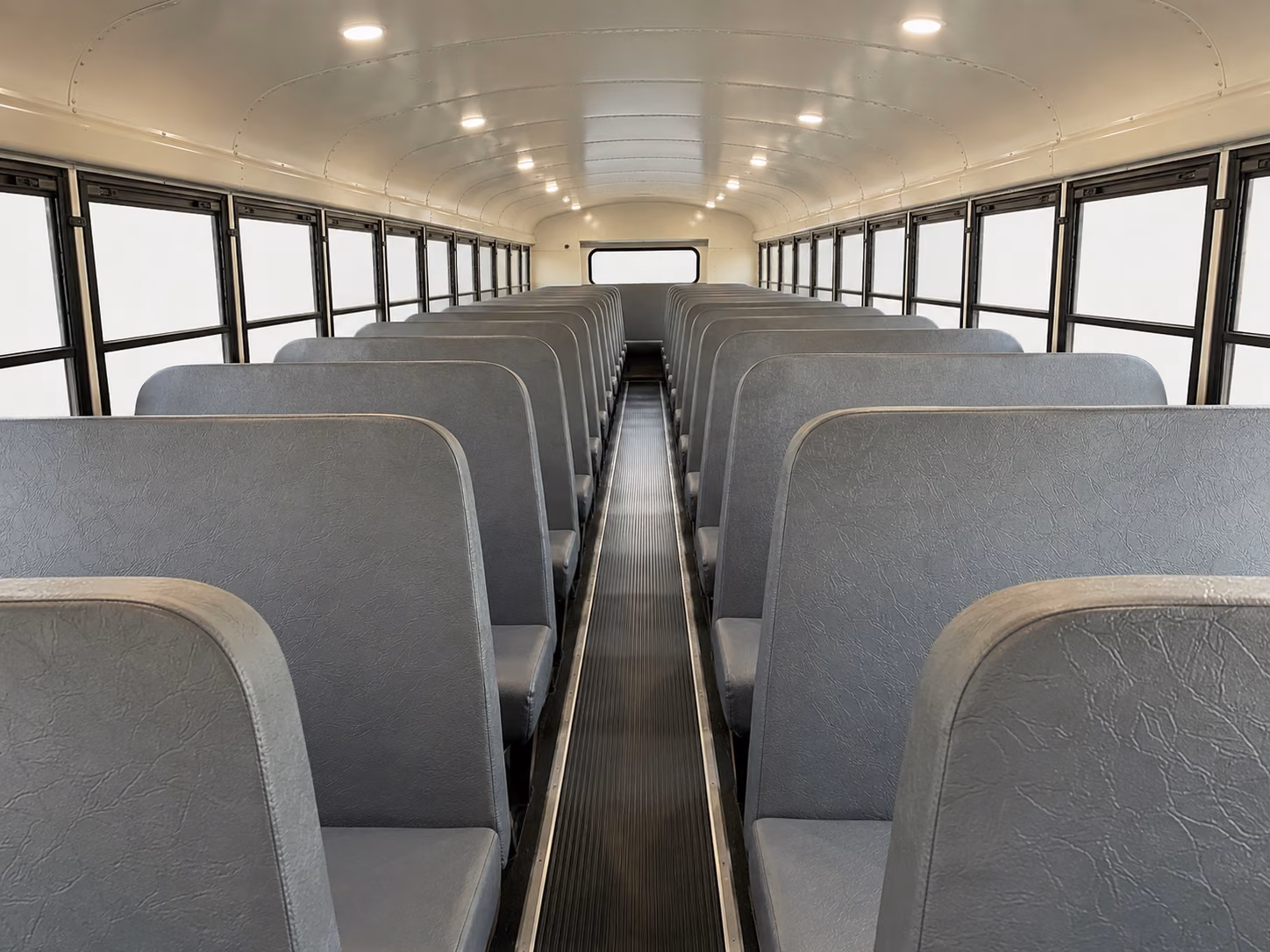 richardson school bus inside